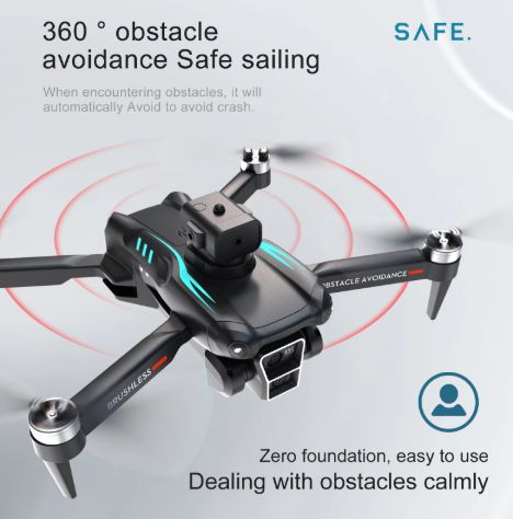 4k Camera Drone Remote Control Aircraft With Wifi Fpv Live Video, App Control by DRONE ZONES