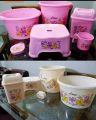 6pice plastic bathroom set /best washroom set for use / Pure high Quality/ Available in varity of different Attractive colours |. 
