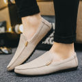 Men Casual Shoes Canvas Slip On Fashion Loafers for Male Luxury Dress Driving Shoes Formal Wedding Party Flats Plus Size. 