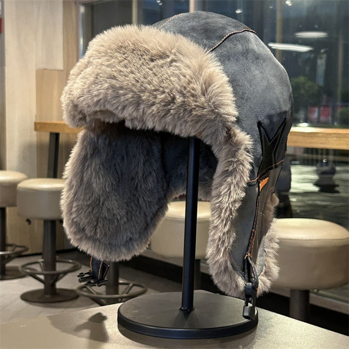 2026%20new%20Autumn%20and%20winter%20%20Lei%20Feng%20hat%20men's%20winter%20thickened%20warm%20cycling%20ear%20hat%20women's%20outdoor%20windproof%20flight%20hat%20-%20Image%202