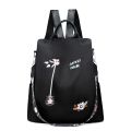 Waterproof Oxford Women Backpack Fashion Casual Embroidery Bag Designer Female Large Capacity Travel Handbag Shopping Knaps. 