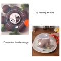 Large Microwave Splatter Cover BPA Free Microwave Oven Plate Food Cover Guard Lid with Adjustable Steam Vents Dishwasher Safe. 