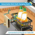 Sink Drain Rack Sponge Holder Sink Faucet Storage Soap Drainer Towel Rack Shelf Organizer Kitchen Accessories.