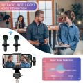 K9 Professional Microphone Wireless Lavalier Microphone for Android Type C iPhone Live Broadcast Gaming Recording Interview Vlog. 