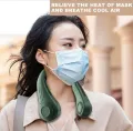 NEW PORTABLE NECK FAN, FOLDABLE BLADELESS NECK FAN, WEARABLE COOLING NECK FAN PERFECT FOR TRAVEL, SPORTS. 