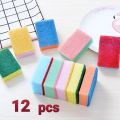 24 Pcs /12 Pcs Melamine Sponge colourful Dishwashing Sponge Eraser  For Kitchen Bathroom Melamine Cleaner. 