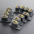 6/12pcs XT60E-F Battery Connector XT60E Female Plug Gold-plated XT60 Mountable Connector Black Socket.