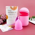 Feminy - Menstrual Cup - Reusable, Soft, Medical-Grade Silicone Period Cups - Easy to Clean Tampon and Pad Alternative. 