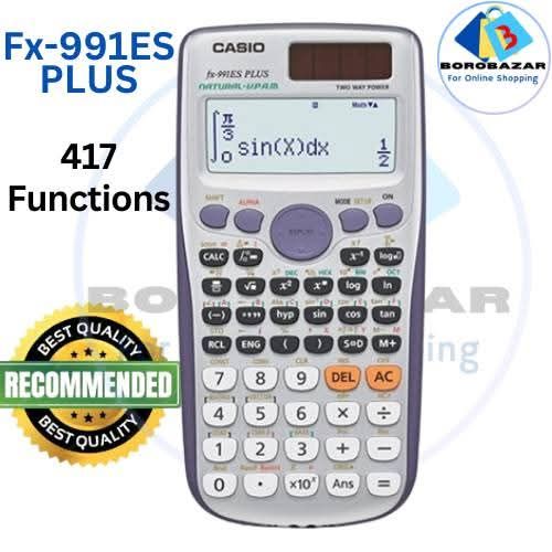 Fx 991es plus Calculator) fx 991 es plus 1st editoin scientific calculator best calculator for students fx 991es plus solar & Battery ,  color Silver
