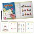 Pack of 4 magic practice books with 1 pen and 10 refills. 