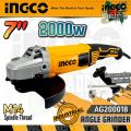 INGCO 2000W Angle Grinder 180mm With 1pcs Auxiliary Handle AG200018.