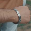 Customized Rolex bracelet  engrave with name good quality. 