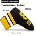 Sports Style Number 18 Premium PU Leather Golf Blade Mallet Putter Cover, Great Golf Accessories for Men Golfers Dad.