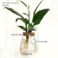 1pc, glass flowerpot breeding station vase rack desktop hydroponic plant cuttings office home decoration.