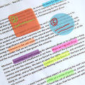 2400S Transparent Colorful Index Creative Memo Pads Office School Stationery Self-Adhesive Stickers Sticky Note Pads. 