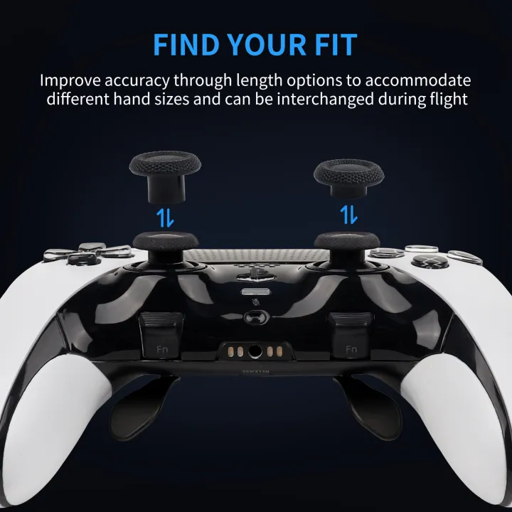 8pcs%20Enhanced%20Durable%20Removable%20Thumbsticks%20Analog%20Stick%20Joystick%20Caps%20Covers%20Swap%20Grips%20for%20PS5%20PS4%20SLIM%20PS4%20Pro%20Controller%20-%20Image%202