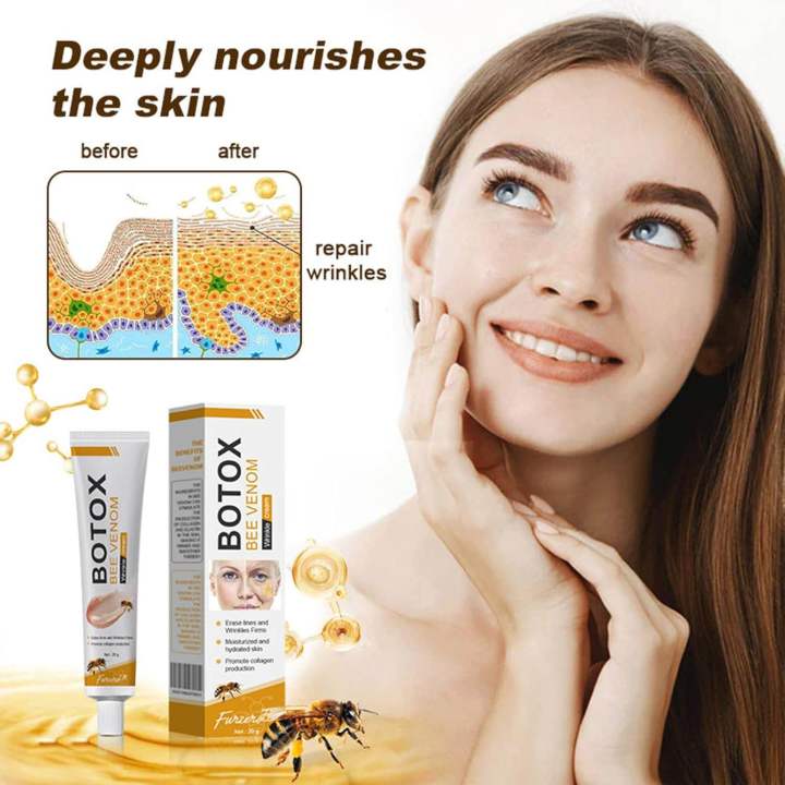 Botox Bee Venom Wrinkle Cream. Deeply nourishes the skin and repairs wrinkles. Whitening Cream.