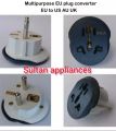 Travel Adapter EU Plug Adapter Converter US AU UK To European Europe AC Travel Adapter with S.... 