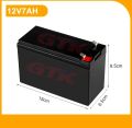 12V 7Ah 18650 Lithium Battery Pack Built-In
40A BMS. For Sprayer, Surveillance Camera
Children's toy car Battery, Backup Power. 