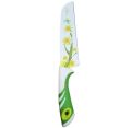 Ceramic knives have sharp blades made from a material called zirconia. They're lightweight, stay sharp for a long time, and are resistant to rust. However, they can be brittle and may chip or break if not handled carefully.. 