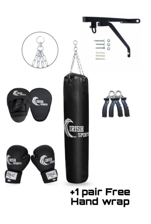 Boxing Full Set Kit for Adults Pack of With Wall stand, Focus Pad