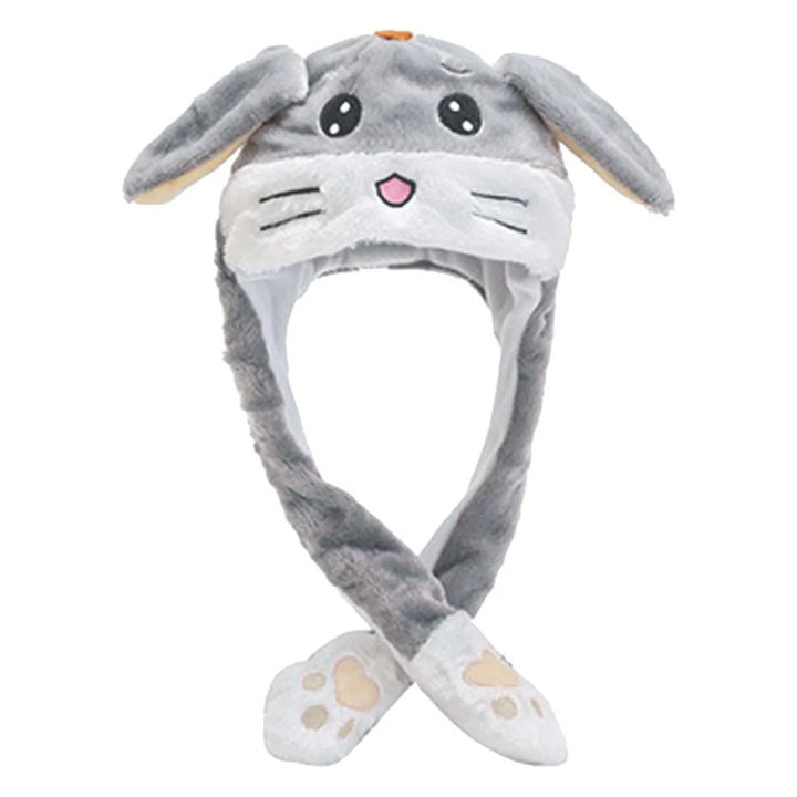 Cute%20Bunny%20Hat%20Ear%20Moving%20Jumping%20Hat%20Plush%20Rabbit%20Hat%20Cute%20Cap%20For%20Girls%20Children'S%20Hats%20-%20Image%205