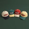 New Big Head Sports Hat Women Versatile Embroidery Contrasting Baseball Cap Men Outdoor Leisure Sunshade Adjustable Hip-hop Hat.