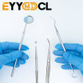 Oral Care Tooth Cleaning Tools Stainless Steel Dental Tools Oral Mirror Remover Tartar From Teeth Dentist Clinical Cleaning Kit. 