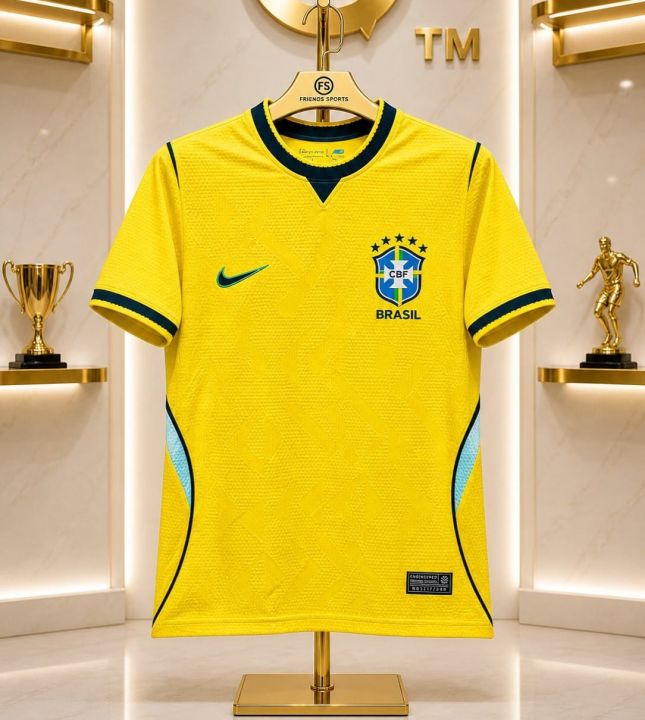 Brazil world cup home Jersey 2026 half sleeve Thai premium