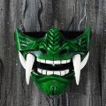 Japanese Samurai Oni Demon Mask Cosplay Horror Prajna Hannya Evil Killer Thicken Plastic Masks Halloween Party Costume Props. 