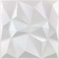 (pack of 12)Decorative 3D wall panel with diamond design, 30.48 cm x 30.48 cm. 