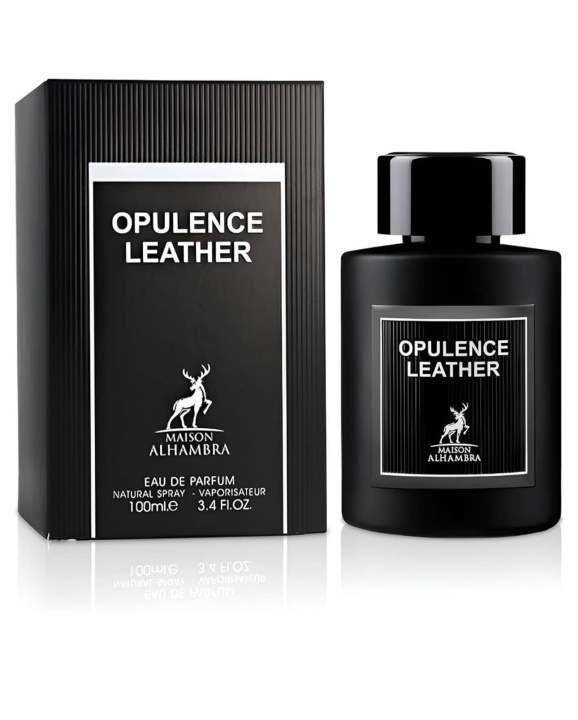 Lattafa's Opulence Leather Eau De Parffum For Men And Women by Maiosn Alhambra 100ml