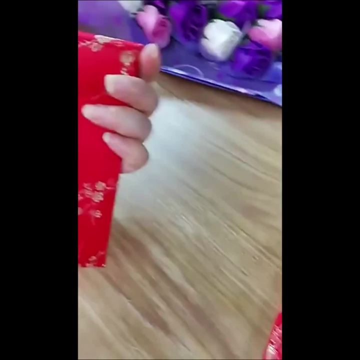 Chinese Style Brocade Red Envelope, Lucky Money Pocket, Cloth Red Pocket with Chinese Style, Used for Wedding, Money