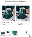 Coffee Cup and saucers Ceramic With Glass Heating Panels. 