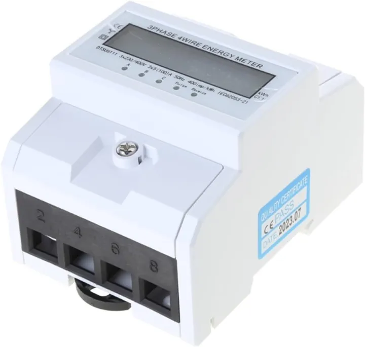 Digital%20Electric%20Meter%20DIN%20Rail%20Mount%203%20Phase%204%20Wire%20Kwh%20Electronic%20Energy%20Meter%2050%20Hz/60%20Hz%203%20x%2020(80A)%20Multifunctional%20Usage%20Power%20Gauge%20-%20Image%205