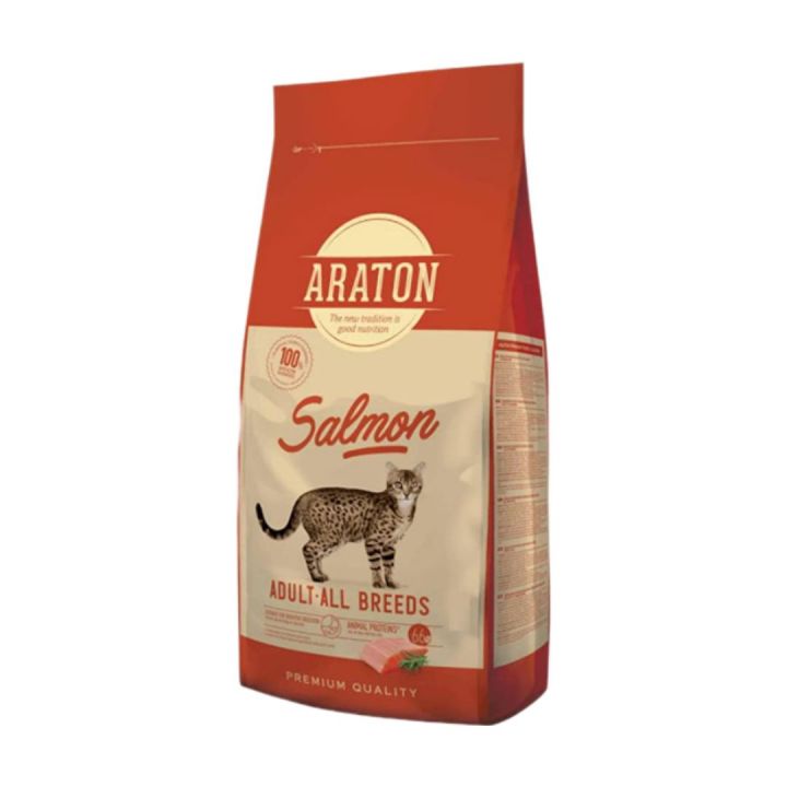 Araton Adult Cat Dry Food 1.5Kg (Salmon Flavored)
