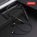 Lenovo Bluetooth Earphones HE05 Wireless Earbuds Magnetic Neckband Earphone IPX5 Waterproof Sport Headset with Noise Cancelling. 