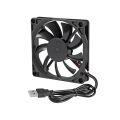 1PCS 5V 5010 8010 8015 9225 12025 USB Interface DC Brushless Cooling Computer Fan USB Cable Set-top box Router Chassis Fan.
