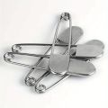 1pc Large Stainless Steel Safety Pin, Heavy Duty Oversize Pins for Laundry, Upholstery, Blankets, Quilting, Fashion Decor. 