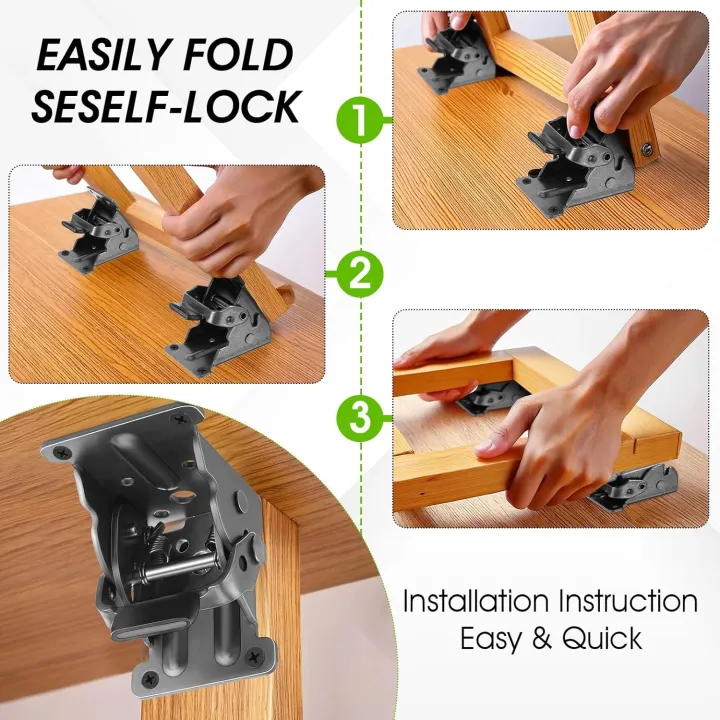 2/4/6/8%20Pcs%20TopDirect%20Folding%20Bracket%20Hinge%20Self-Lock%20Extension%20Hinge%20for%20Furniture%20Cabinet%20Table%20Repair%20Support%20Holder%20Home%20Use%20-%20Image%203