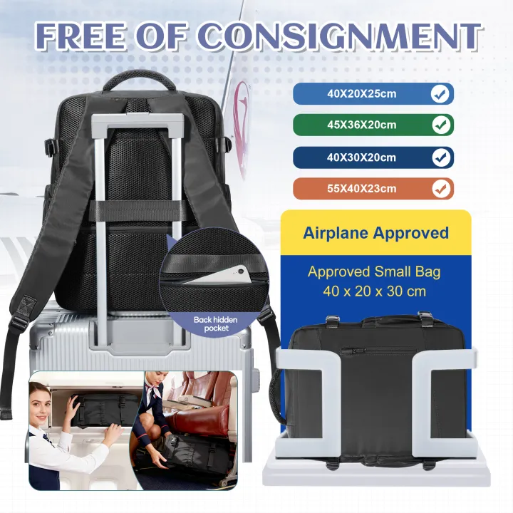 Women's%20Travel%20Backpacks,%20Airplane%20Cabin%20Travel%20Backpack%2040x30x%2020%20for%20Ryanair,%20Laptop%20Bag%20Cabin%20Bag%20Wizz%20Air%20Easyjet%20Travel%20Bag%20-%20Image%206