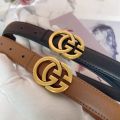 Women's Leather Belt with GG Letters Casual Fashionable Versatile Belt Trendy Jeans Belt High Quality Women's Style Waistband.