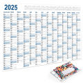 2025 2024 Calendar Planner Sheet Large Wall Calendar Kawaii To Do List Planner Target List Schedule Organizer Office Supplies. 