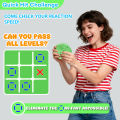 4-in-1 Electronic Tic Tac Toe Game: AI Battle, 2-Player Mode, Memory & Quick Hit Challenge | Game Console for Adults.
