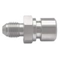 Stainless Steel Brake Line Adapter 3AN Male to M10x1. 0 Female Metric Inverted Flare.