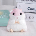 Fluffy Hamster Doll Plush Toys Keychain Pendant Women Girl Faux Fur Pompom Key Ring Trinkets Handbag Backpack School Bag Pendant. 