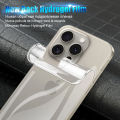 3Pcs Back Hydrogel Film For  iPhone 17 16 Pro Max Air Full Cover Screen Protection Clear Film HD Stickers Phone Accessories. 