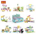 MN COGO 8 in 1 Pack shop friends Lego Bricks blocks kids Toys. 