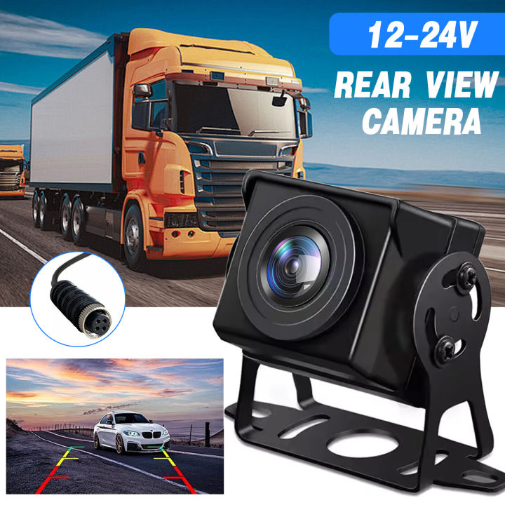 Backup Reversing Camera 12V/24V Heavy Duty Night Vision Vehicle Rear ...