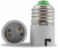 Whiteray Plastic E27 to B22 Screw Base Socket Lamp Holder and Light Bulb Adapter (White). 